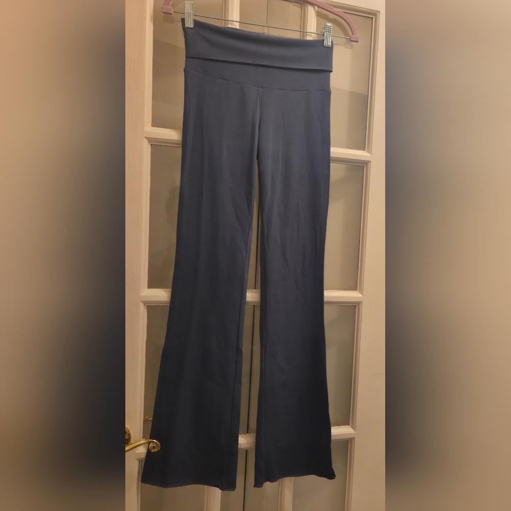 SKIMS!! Cotton Jersey Fold Over Flare Pants- In HARBOR!! - Picture 7 of 8